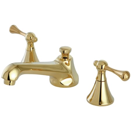 A large image of the Kingston Brass KS447.BL Polished Brass