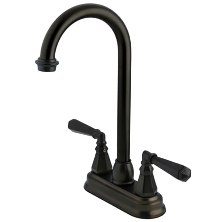 A large image of the Kingston Brass KS449.HL Oil Rubbed Bronze