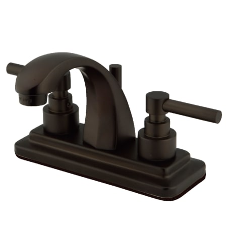 A large image of the Kingston Brass KS464.EL Oil Rubbed Bronze