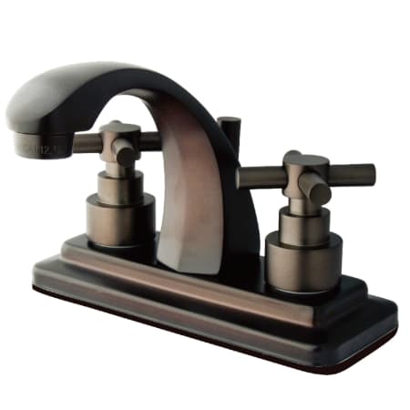 A large image of the Kingston Brass KS464.EX Oil Rubbed Bronze