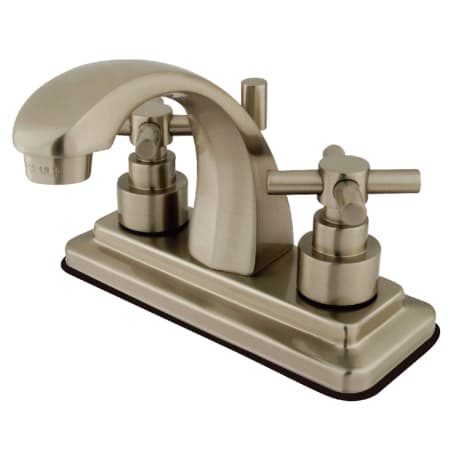 A large image of the Kingston Brass KS464.EX Brushed Nickel