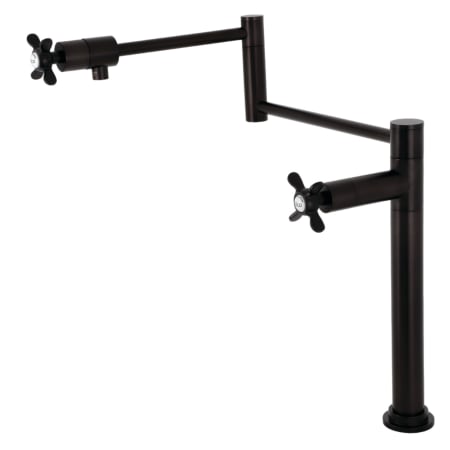 A large image of the Kingston Brass KS470.BEX Oil Rubbed Bronze