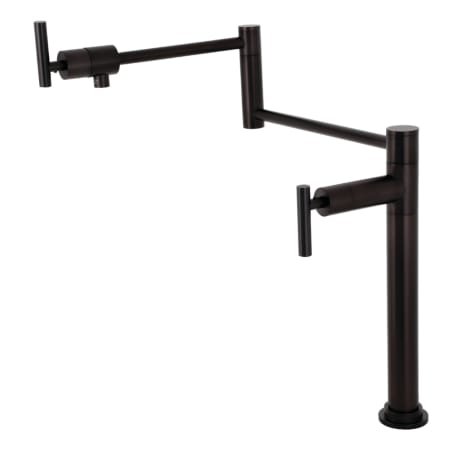 A large image of the Kingston Brass KS470.CML Oil Rubbed Bronze