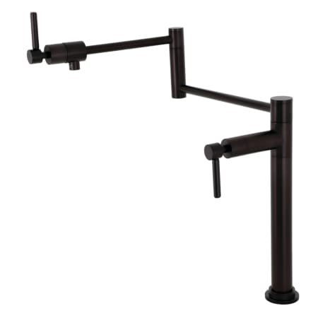 A large image of the Kingston Brass KS470.DL Oil Rubbed Bronze