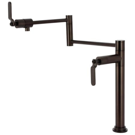 A large image of the Kingston Brass KS470KL Oil Rubbed Bronze