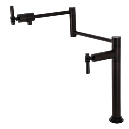A large image of the Kingston Brass KS470.ML Oil Rubbed Bronze