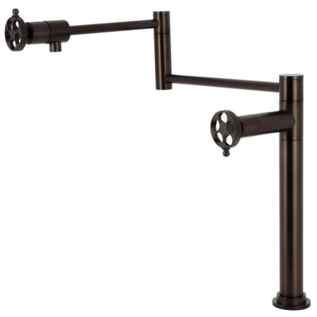 A large image of the Kingston Brass KS470.RKZ Oil Rubbed Bronze