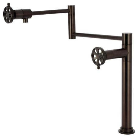 A large image of the Kingston Brass KS470.RX Oil Rubbed Bronze