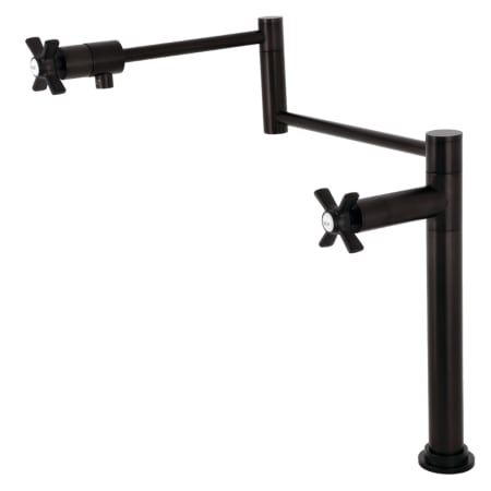 A large image of the Kingston Brass KS470.ZX Oil Rubbed Bronze