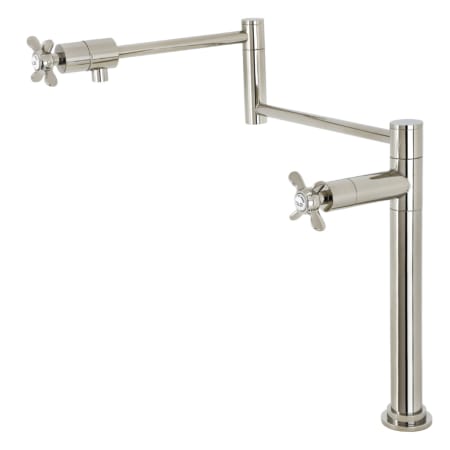 A large image of the Kingston Brass KS470.BEX Polished Nickel