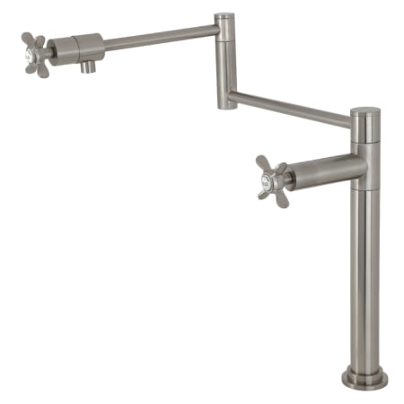 A large image of the Kingston Brass KS470.BEX Brushed Nickel