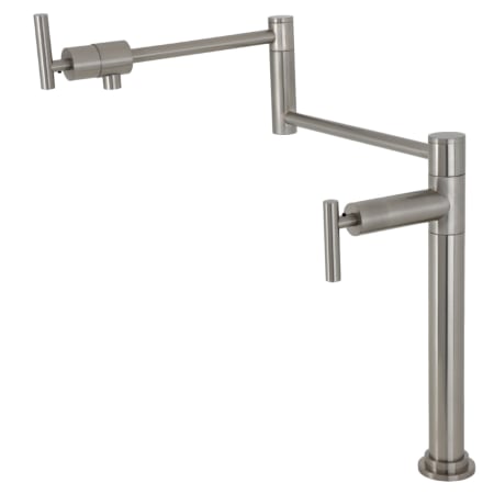 A large image of the Kingston Brass KS470.CML Brushed Nickel