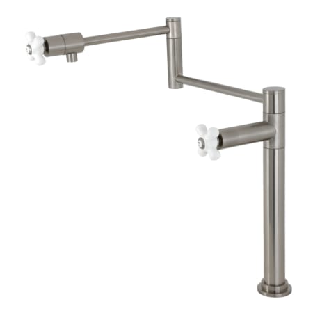 A large image of the Kingston Brass KS470.PX Brushed Nickel