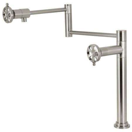 A large image of the Kingston Brass KS470.RX Brushed Nickel