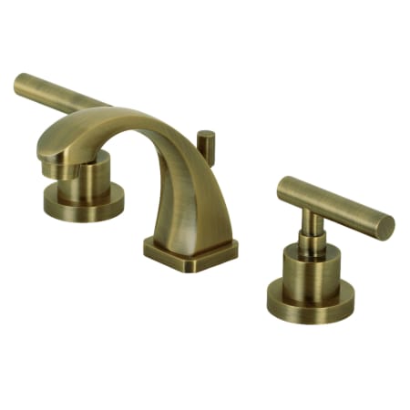 A large image of the Kingston Brass KS494.CML Antique Brass