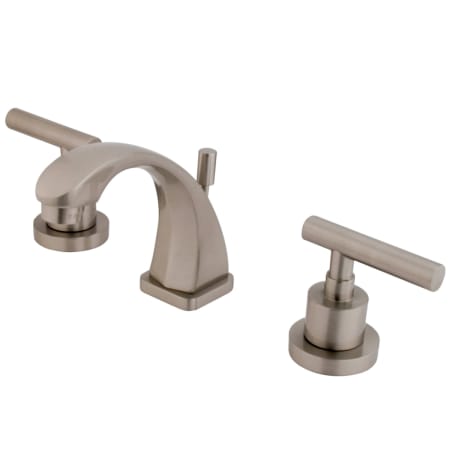 A large image of the Kingston Brass KS494.CML Brushed Nickel