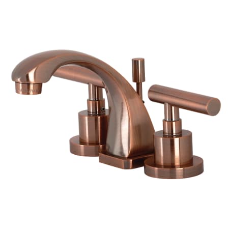 A large image of the Kingston Brass KS494.CML Antique Copper