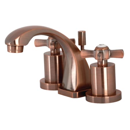 A large image of the Kingston Brass KS494.ZX Antique Copper