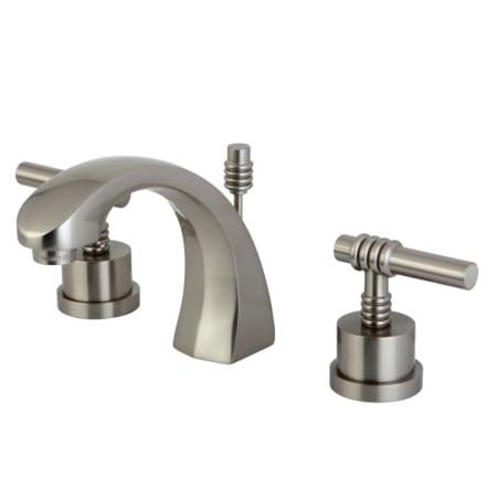 A large image of the Kingston Brass KS498.ML Brushed Nickel