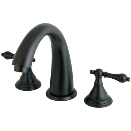 A large image of the Kingston Brass KS536.AL Oil Rubbed Bronze