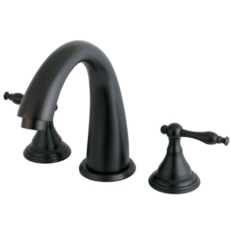 A large image of the Kingston Brass KS536.NL Oil Rubbed Bronze