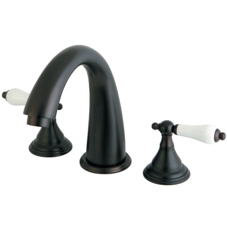 A large image of the Kingston Brass KS536.PL Oil Rubbed Bronze