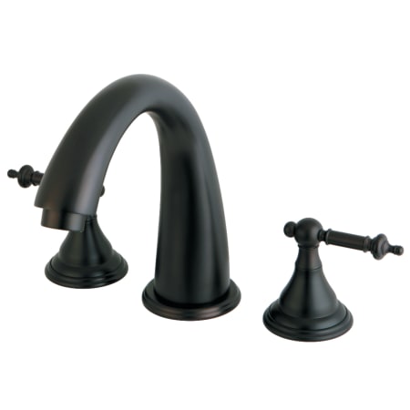 A large image of the Kingston Brass KS536.TL Oil Rubbed Bronze