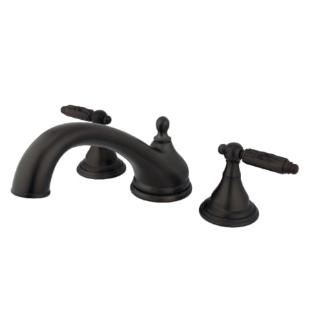 A large image of the Kingston Brass KS553.GL Oil Rubbed Bronze