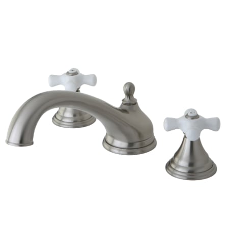 A large image of the Kingston Brass KS553.PX Brushed Nickel