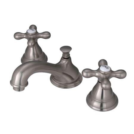A large image of the Kingston Brass KS556.AX Brushed Nickel