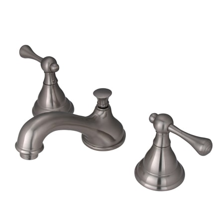 A large image of the Kingston Brass KS556.BL Brushed Nickel