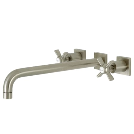 A large image of the Kingston Brass KS604.ZX Brushed Nickel