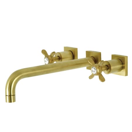 A large image of the Kingston Brass KS605.BEX Brushed Brass