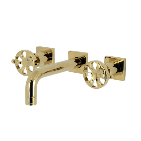 A large image of the Kingston Brass KS612.RX Polished Brass