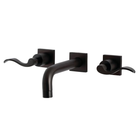 A large image of the Kingston Brass KS612.DFL Oil Rubbed Bronze