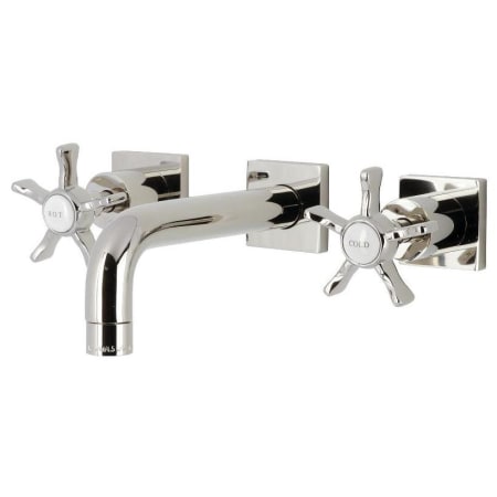 A large image of the Kingston Brass KS612.NX Polished Nickel
