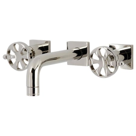 A large image of the Kingston Brass KS612.RX Polished Nickel