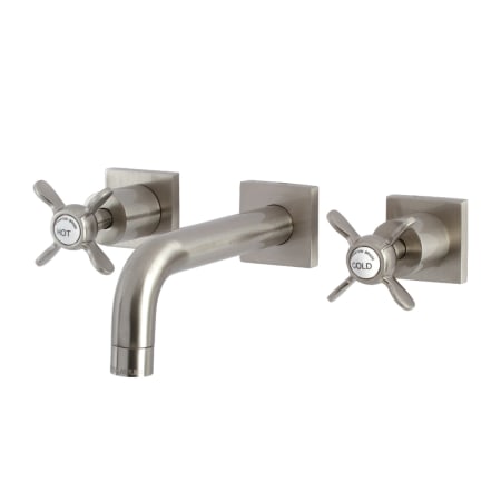 A large image of the Kingston Brass KS612.BEX Brushed Nickel