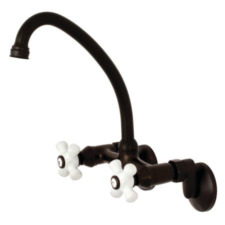 A large image of the Kingston Brass KS614 Oil Rubbed Bronze