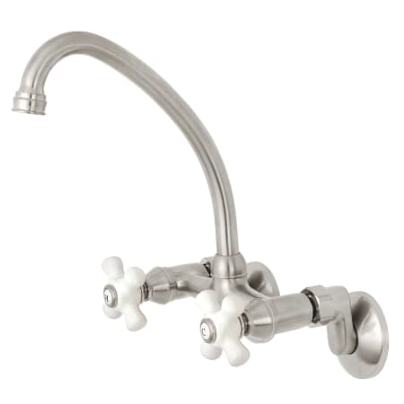 A large image of the Kingston Brass KS614 Brushed Nickel