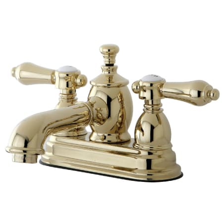 A large image of the Kingston Brass KS700.BAL Polished Brass