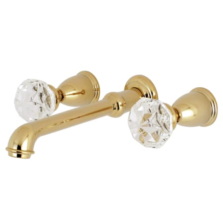 A large image of the Kingston Brass KS702.KWL Polished Brass