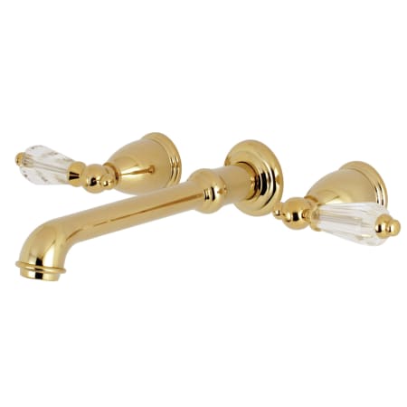 A large image of the Kingston Brass KS702.WLL Polished Brass