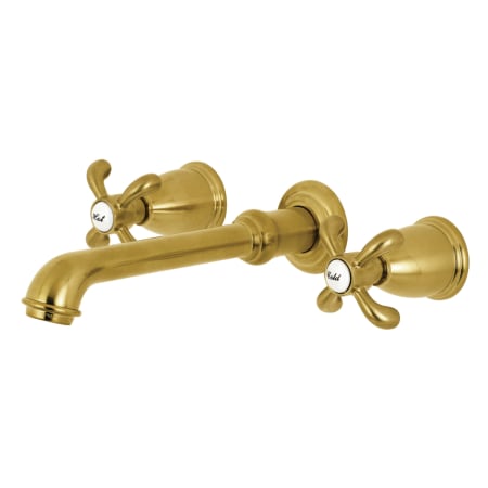 A large image of the Kingston Brass KS702.TX Brushed Brass