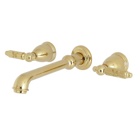 A large image of the Kingston Brass KS712.GL Polished Brass