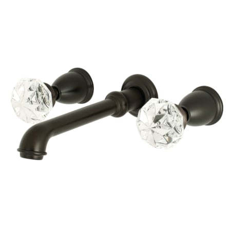 A large image of the Kingston Brass KS712.KWL Oil Rubbed Bronze