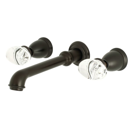A large image of the Kingston Brass KS712.WVL Oil Rubbed Bronze