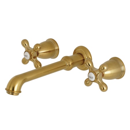 A large image of the Kingston Brass KS712.AX Brushed Brass