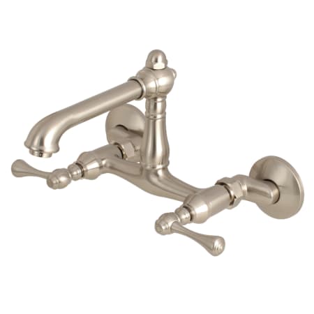 A large image of the Kingston Brass KS722.BL Brushed Nickel