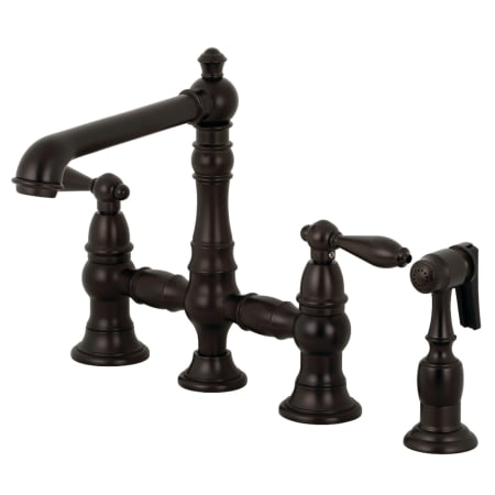 A large image of the Kingston Brass KS727.ALBS Oil Rubbed Bronze